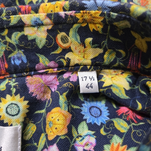 STENSTRÖMS Floral Fitted Men's Dress Shirt. 17.5/44 - Picture 11 of 13